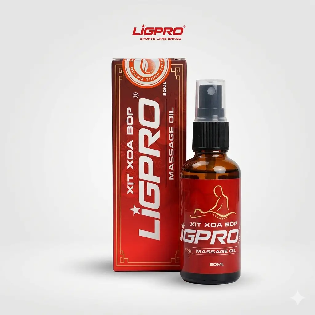 Dầu Xoa Bóp Ligpro 50ml