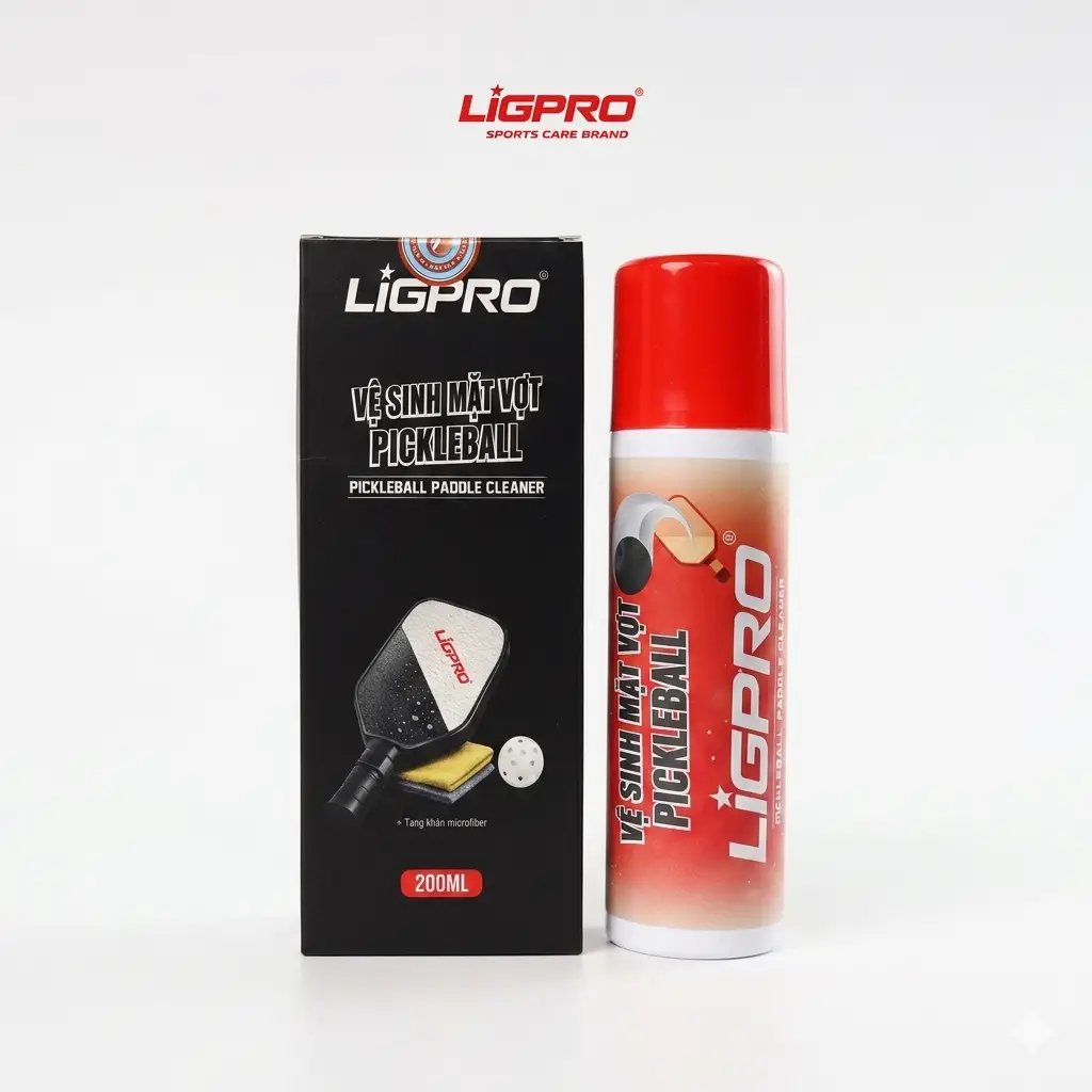Xịt Vệ Sinh Mặt Vợt Pickleball Ligpro 200ml