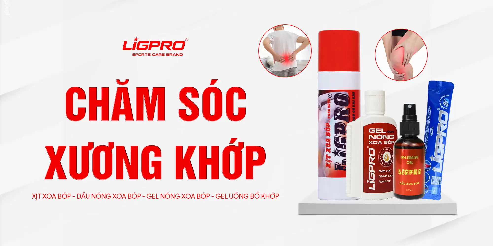 Dòng chăm sóc xương khớp Ligpro