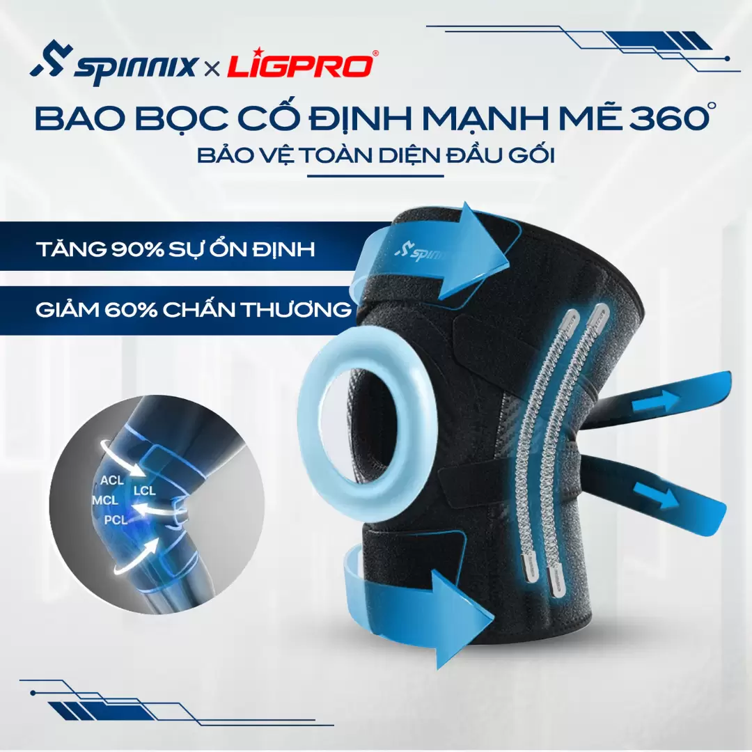 công dụng của bó gối Novix 3