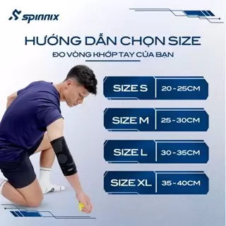 Bó Khuỷu Tay Thể Thao Spinnix Virex: Có Đai Quấn, Bảo Vệ Khớp & Cánh Tay
