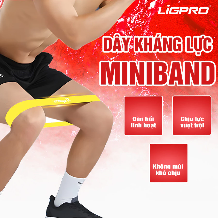 Dây Kháng Lực Spinnix MiniBand Đa Năng: Hỗ Trợ Tập Luyện Thể Thao, Phục Hồi