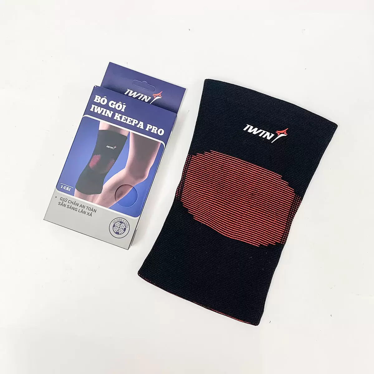 Bó gối iWin Keepa IKN102: Bảo Vệ Khớp Gối Khi Tập Gym, Bóng Chuyền, Cầu Lông