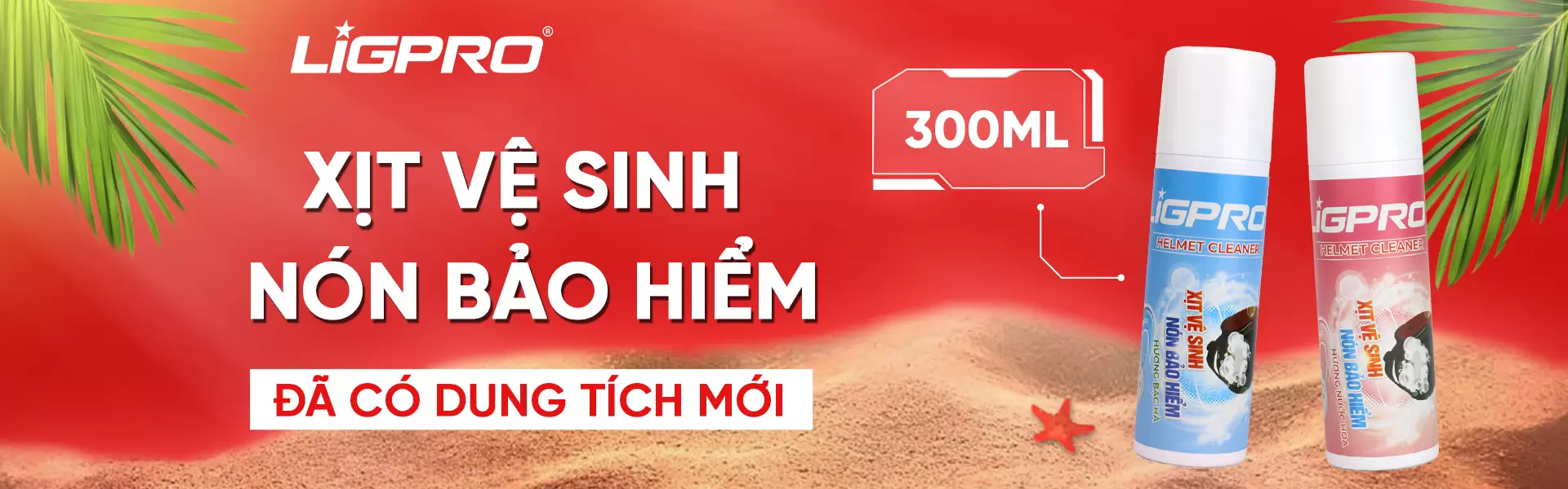 Thông báo ra mắt xịt nóng dung tích 300ml