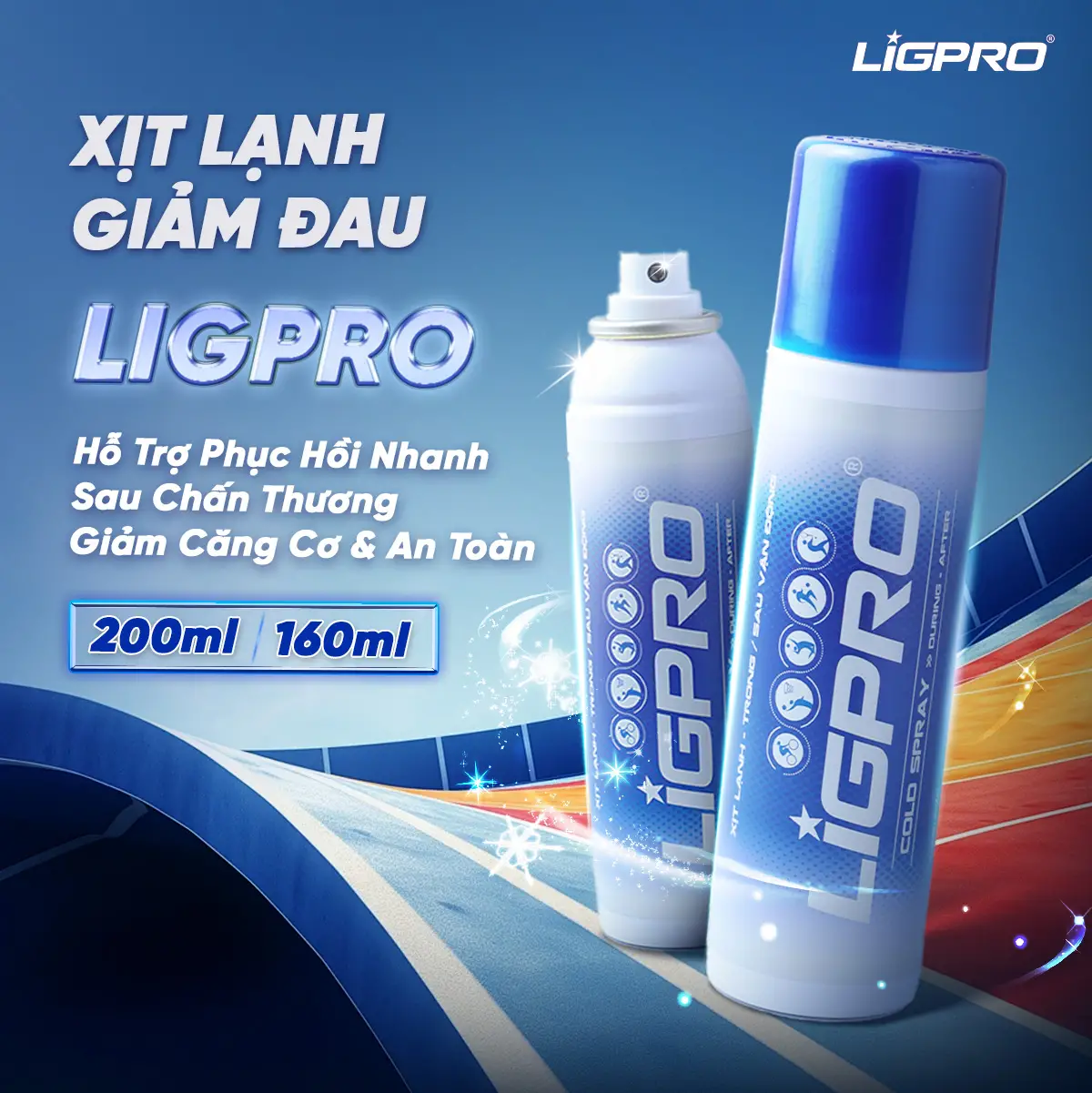 Sử dụng bình xịt lạnh Ligpro đúng cách