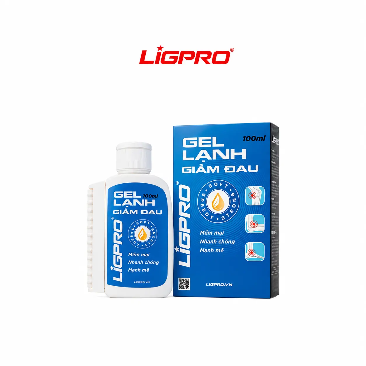 Gel Lạnh Giảm Đau Ligpro 100ml